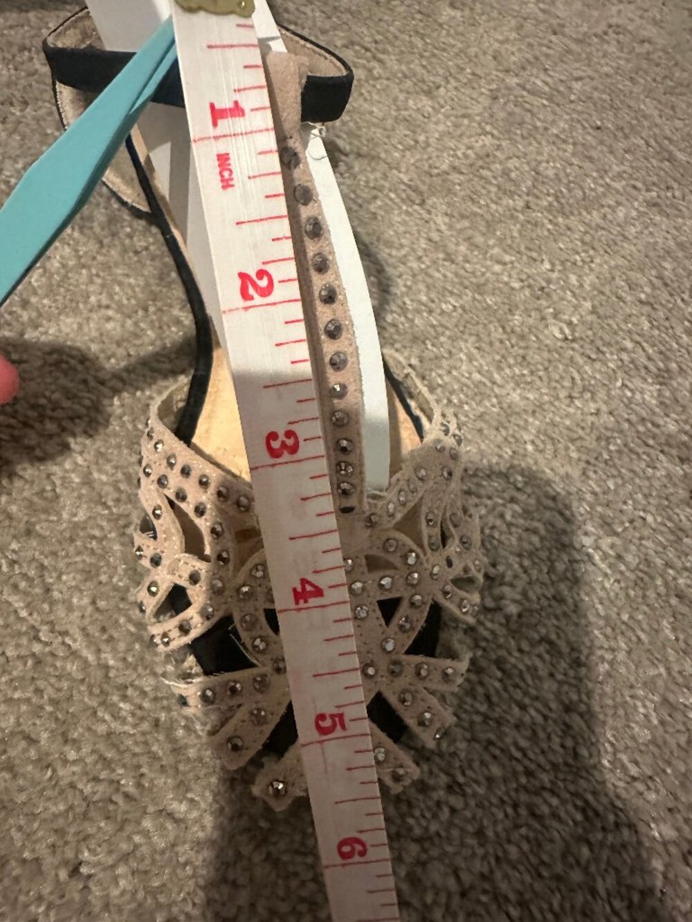 rue21 Size 8 Rhinestone Cutout Open Toe Sandals – Wear Disclosed